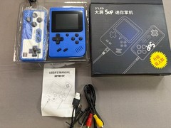 SUP Game Box Plus 400-in-1 Retro Handheld Console Blue – NEW – Open Box