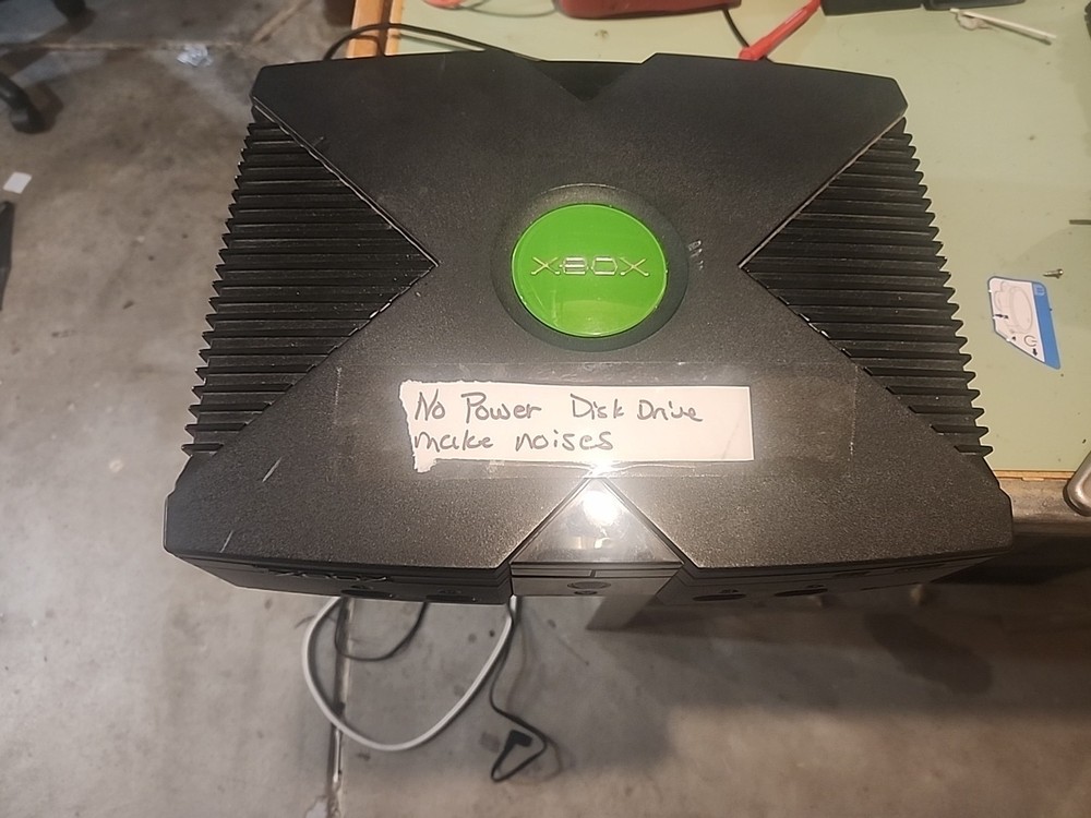 Microsoft Xbox Leaking clock capacitor + corrosion damage?? No repair attempted