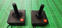 1980&rsquo;s Atari 2600 Vintage Video Game Console with Controllers and 15 Games