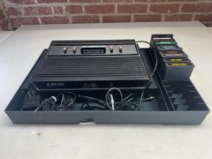 Vintage Atari 2600 Video Computer System Console w/ 9 Games No Controllers