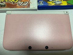 Nintendo 3DS LL XL Pink White Console w/ 8GB SD Stylus Tested Working Japanese