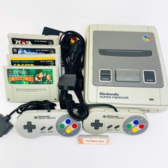Nintendo SUPER FAMICOM CONSOLE SHVC-001 CONTROLLER AC AV CABLE GAMES JAPAN SNES