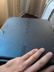 PS3 Slim 160GB Black 1080p NTSC CECH-3001A *FOR PARTS ONLY*