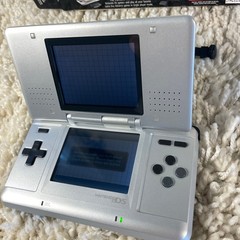 Nintendo DS Original NTR-001 Titanium Silver Handheld System Complete in Box CIB