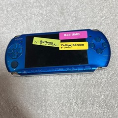 PSP 3000 Console For Parts Repair Broken Blue Japanese Version Import