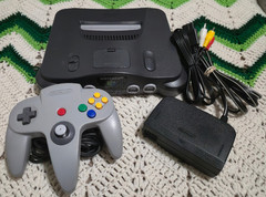 Nintendo 64 N64 Console NUS-001 (USA) Bundle w/ Controller And Cables TESTED