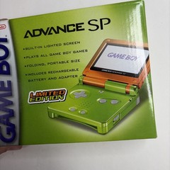 BRAND NEW SEALED Nintendo Game Boy Advance SP Limited Edition Lime/Orange