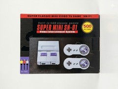 Super Mini SN-01 Home Console Gray 8-Bit AV-Out Built-in 500 Games