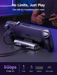 4K@120Hz Multi-Platform Docking Station with 100W Charge for Steam Deck & More