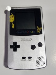 Nintendo Game Boy Color Limited Silver Pokemon Pikachu Edition W/ Batteries