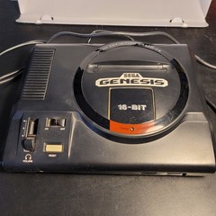 Vtg Sega Genesis Model 1 HD Graphics Console 2 Controllers 5 Game Lot