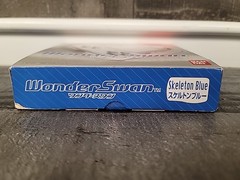 WonderSwan Handheld Console Skeleton Blue CIB Complete