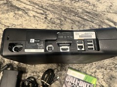 Xbox 360 S Model 1439 Matte Black Console Bundle:Controller,Cables,Game