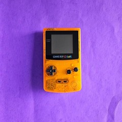 Nintendo Game Boy Color CLEAR ORANGE 👾 CGB-001 GBC Gameboy RESTORED NEW BODY