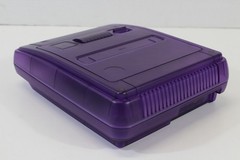 Nintendo Super Famicom Clear Purple Console SFC Controller AC AV Mario Kart SNES