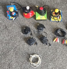 Radica Sega Genesis 16BIT Power Plug & Play Lot, 4 games, controller, and cords