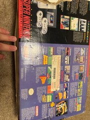 Super NES Nintendo SNES video game console system CIB complete SUPER SET rough