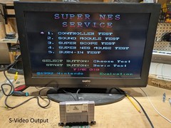 SNES JR – RGB bypass, S-Video, New caps, Regulator, C11 Cap, LED. Great Shape!