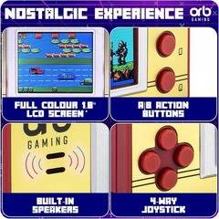 Mini Retro Games Console, 150 in-Built Games, 8-Bit Retro Gaming Handheld Con…