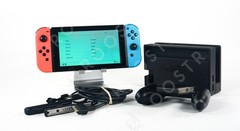 Nintendo Switch 1st Gen • Neon Red/Blue Joycons HAC-001 Good Cond.