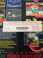Super Nes Donkey Kong Set Bundle Complete in Box, Tested, Matching Numbers.
