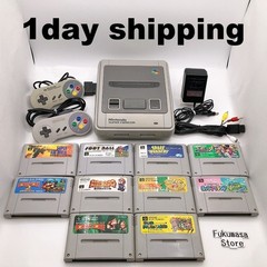 Nintendo Super Famicom Console SFC SNES 10 Games Bundle NTSC-J Japan Tested