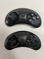 AtGames Sega Genesis Classic Game Console w/2 Wireless Controllers and Manual