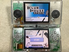 Nintendo DS lite (USG-001) Clear Re-shell. Tested And Working.