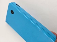 Nintendo DSi TWL-001 Bright Blue Color w/ Charger & Space Invaders Working