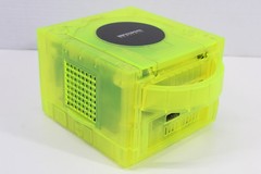 Nintendo Gamecube Console Clear Yellow & AC S-Video to HDMI NTSC-U/C DOL-001 GC