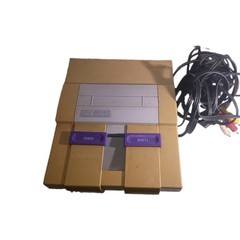 Nintendo SNES SNS-001 Control Deck Console w/ AC Adapter AV Cable[00016]