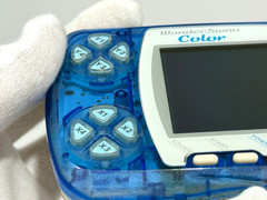 Bandai WonderSwan Color Clear Blue WSC-001 Tested Working Good Condition From JP