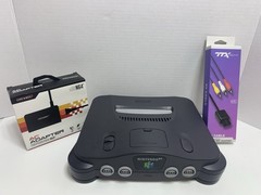 🔥Nintendo 64 N64 Console NUS-001 New Power Cord and AV Cable. Tested Working