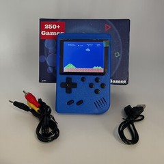 Handheld System 250+ Games Blue New Portable