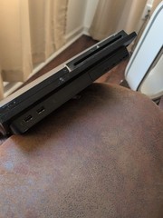 PS3 Slim 160GB Black 1080p NTSC CECH-3001A *FOR PARTS ONLY*