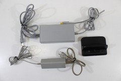 Nintendo Wii U Black Console 32GB AC Gamepad Stand Charger NTSC-J Japan TESTED 2