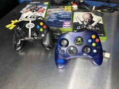 Original Microsoft Xbox Console Plus Controllers and Games