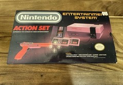 Nintendo NES Action Set System Near Complete In Box CIB Tested With Super Mario