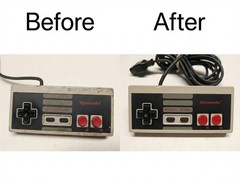 Nintendo NES Console Super Mario Pack New Caps + Regulator + POLISHED OEM 72 Pin