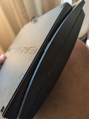 PS3 Slim 160GB Black 1080p NTSC CECH-3001A *FOR PARTS ONLY*