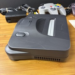 Vintage Nintendo 64 N64 Console Bundle 2 Controllers, Game & Cables Tested