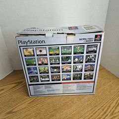 Playstation PSOne Dual Shock SCPH-7001 in Box Controller Memory Stick Cables