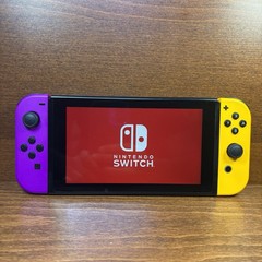 Nintendo Switch with Neon Purple & Neon Orange Joy-Con | Works Perfectly