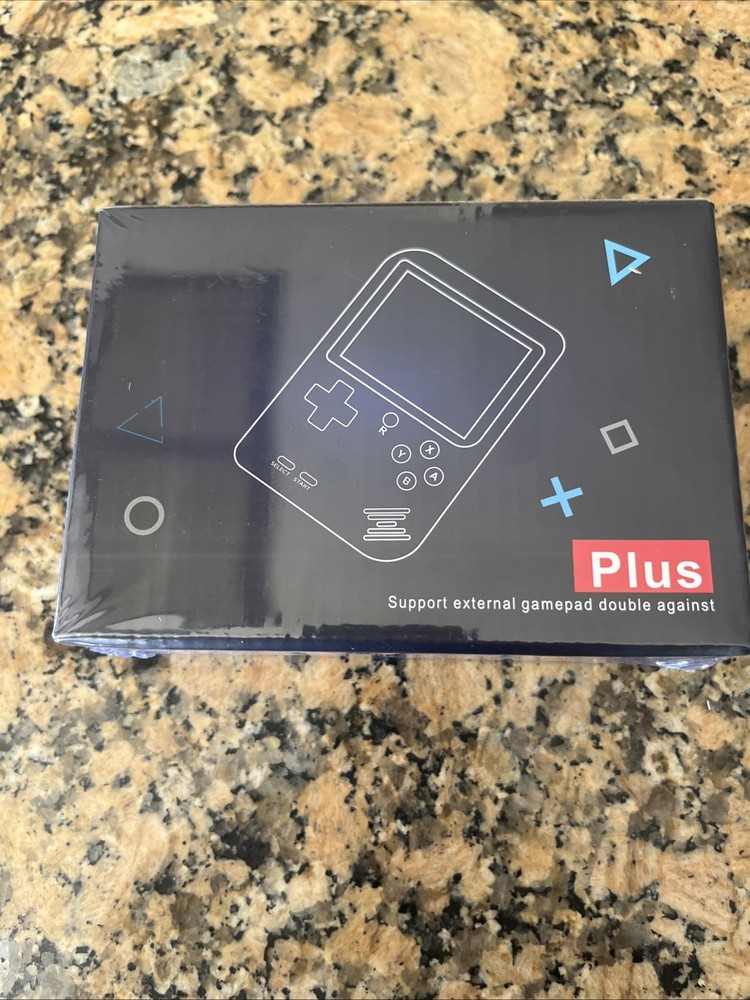 Game Box Plus- Hand Held Game System, Rechargeable Battery Brand New