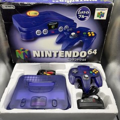 Nintendo 64 Midnight Blue Console TOYSRUS w/Original Box NUS-001 JPN Mint💎 USA