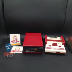 Nintendo Famicom Console Disk System Adapter set New Belt Made in Japan Tested