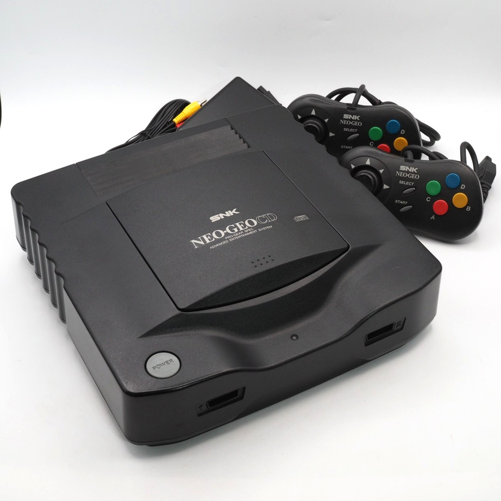 NEO GEO CD CD-T01 Console system + 2 controllers SNK Tested NTSC-J Japan