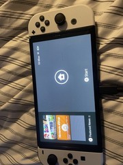 Nintendo Switch OLED Model White/Black 64GB Console Bundle + Zelda BOTW