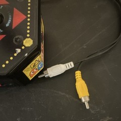 Namco Pac-Man Plug & Play Home Console Black Red White Composite RCA