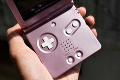 Backlit IPS LCD GBAsp Mod Nintendo Gameboy Advance SP Fuji Mountain And Blossom